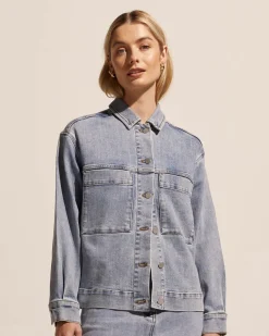 zoe kratzmann Jackets|Edit Jacket-Washed Denim