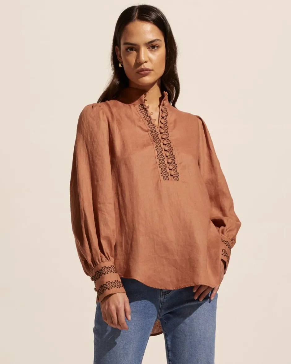 zoe kratzmann Tops|Emerge Top-Malt
