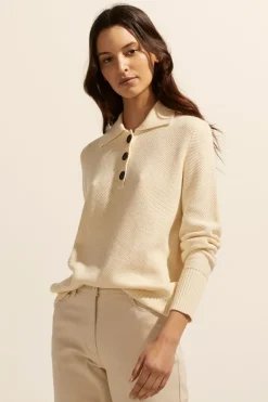 zoe kratzmann Knitwear|Engulf Knit-Cream