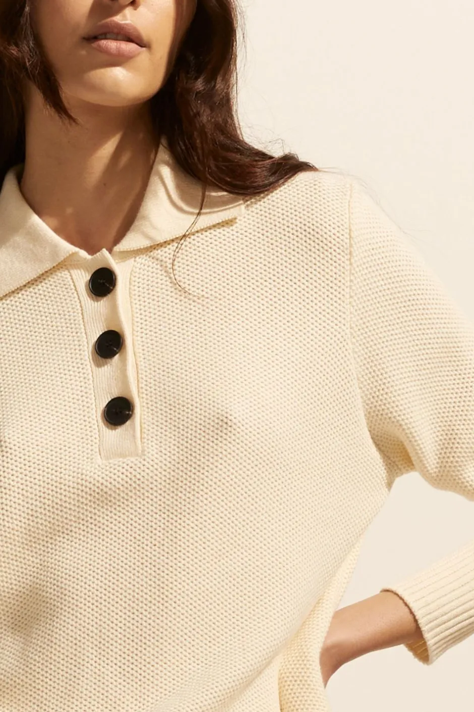 zoe kratzmann Knitwear|Engulf Knit-Cream