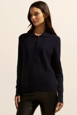 zoe kratzmann Knitwear|Engulf Knit-Indigo