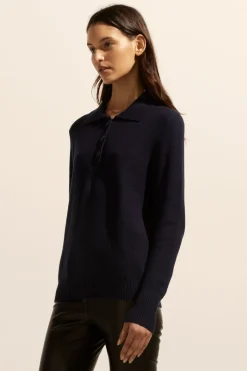 zoe kratzmann Knitwear|Engulf Knit-Indigo