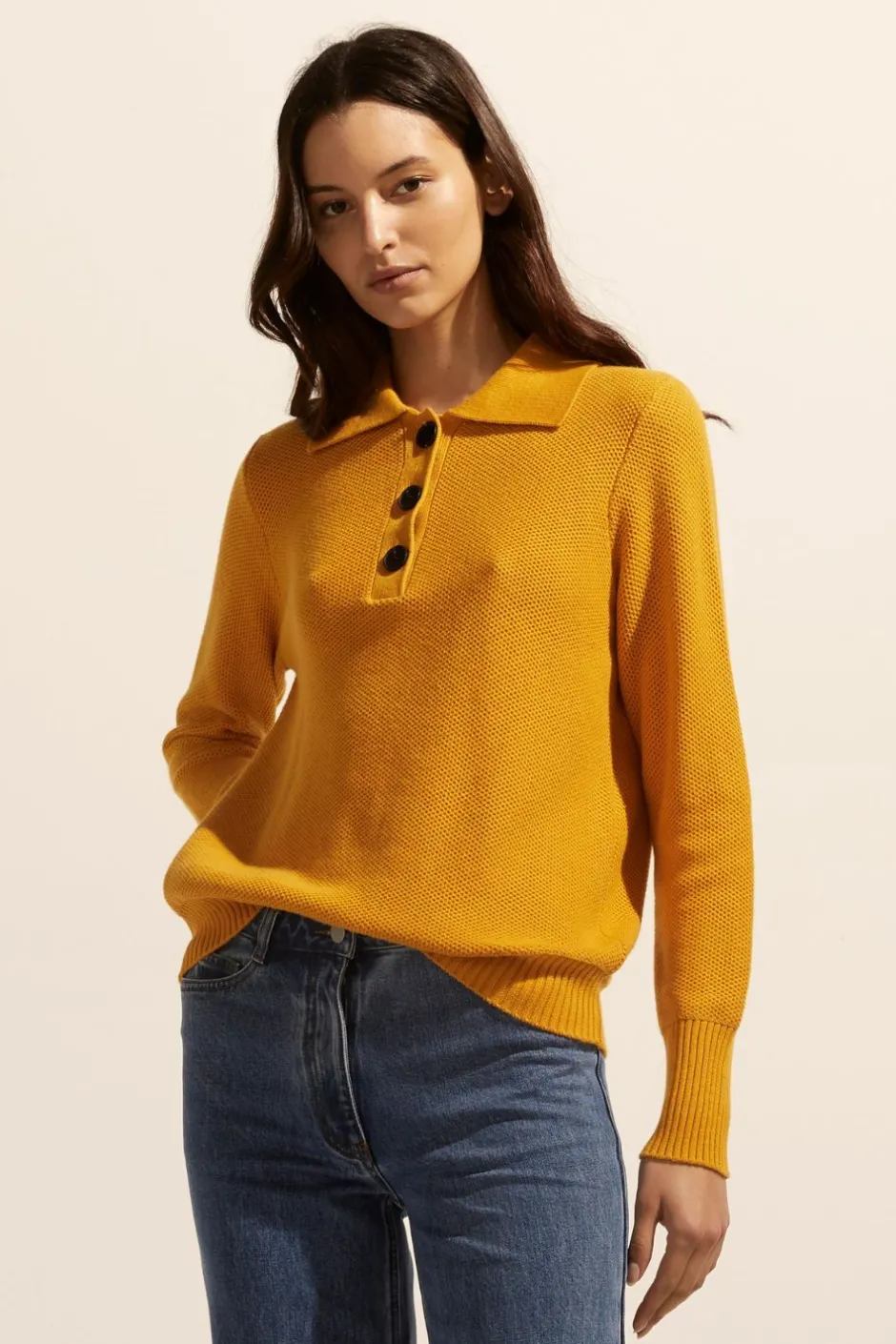 zoe kratzmann Knitwear|Engulf Knit-Ochre