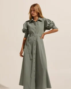 zoe kratzmann Dresses|Favour Dress-Sage