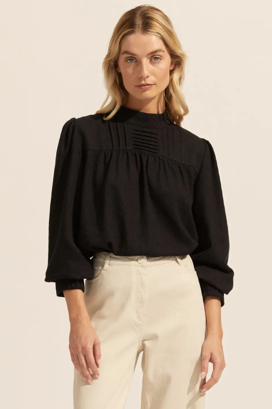 zoe kratzmann Tops|Faze Top-Black