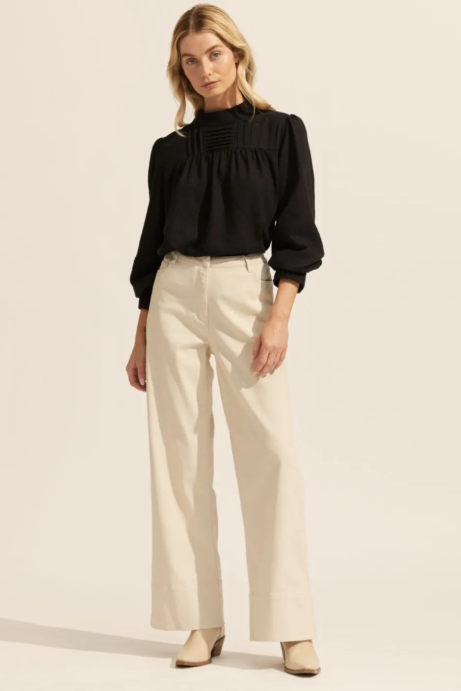 zoe kratzmann Tops|Faze Top-Black