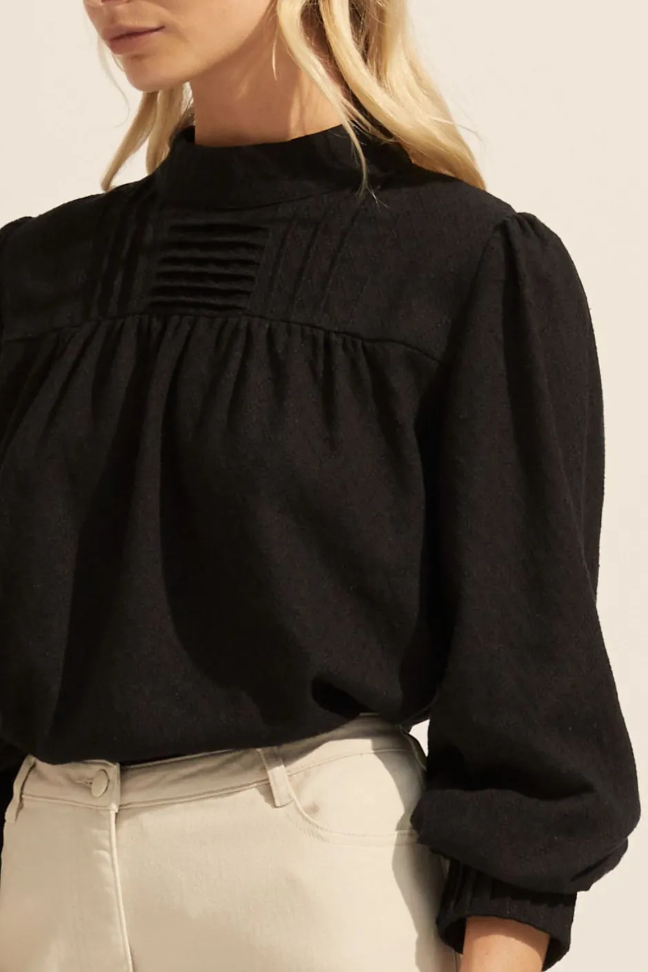 zoe kratzmann Tops|Faze Top-Black