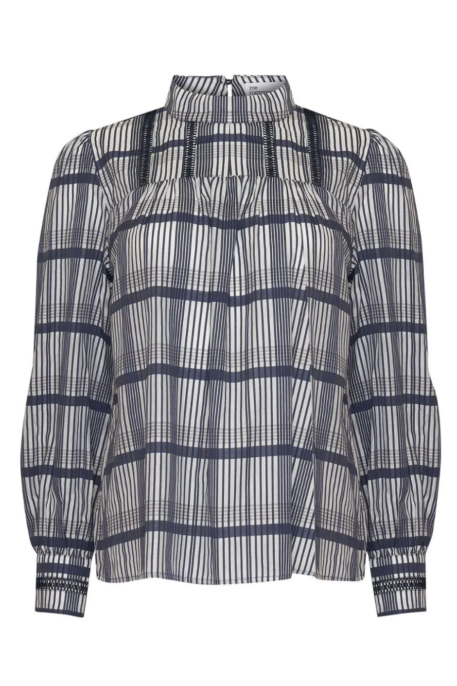zoe kratzmann Tops|Faze Top-Ink/Porcelain Check
