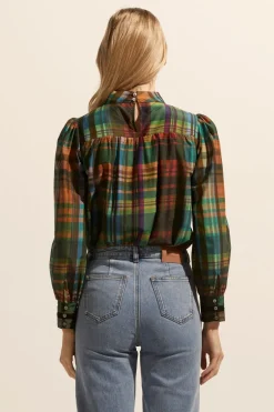 zoe kratzmann Tops|Faze Top-Kaleidoscope Check