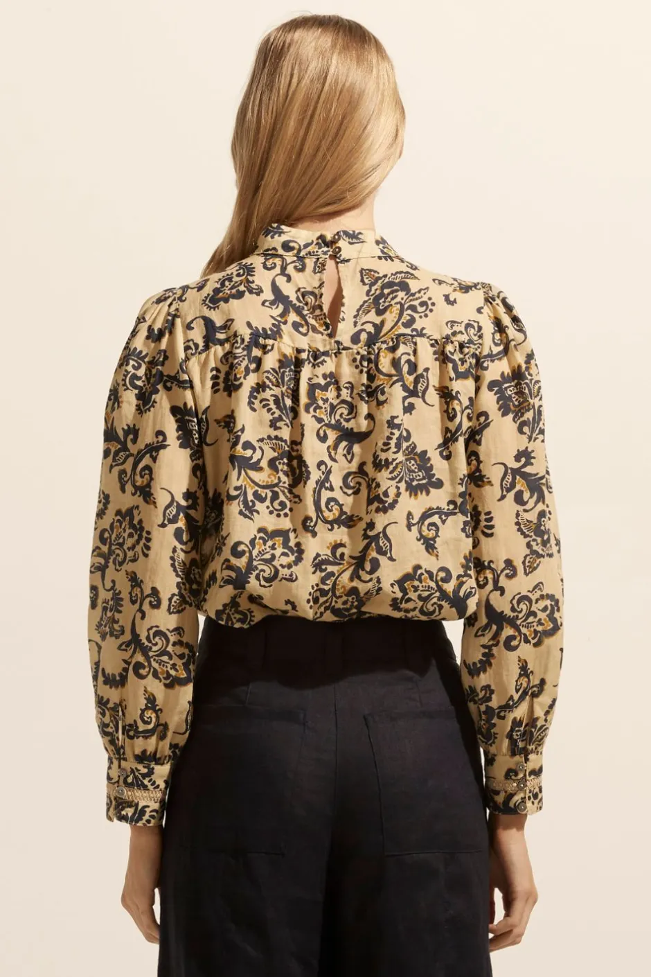 zoe kratzmann Tops|Faze Top-Ochre Floral