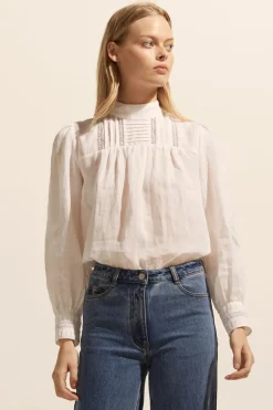 zoe kratzmann Tops|Faze Top-Porcelain
