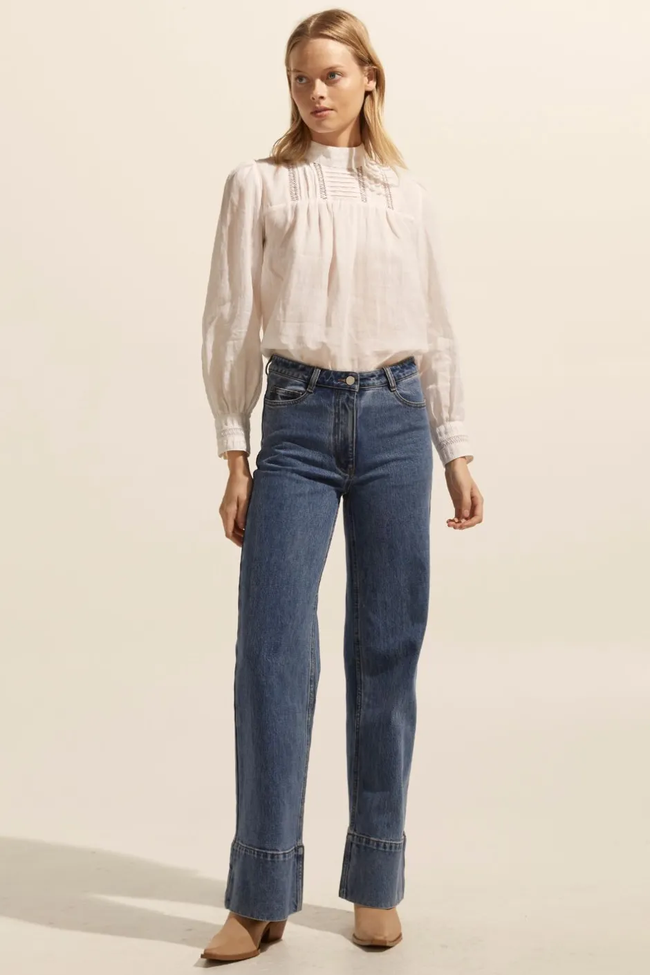 zoe kratzmann Tops|Faze Top-Porcelain