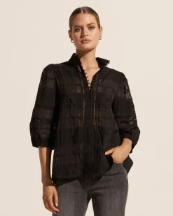 zoe kratzmann Tops|Fiction Top-Black