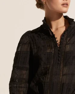 zoe kratzmann Tops|Fiction Top-Black
