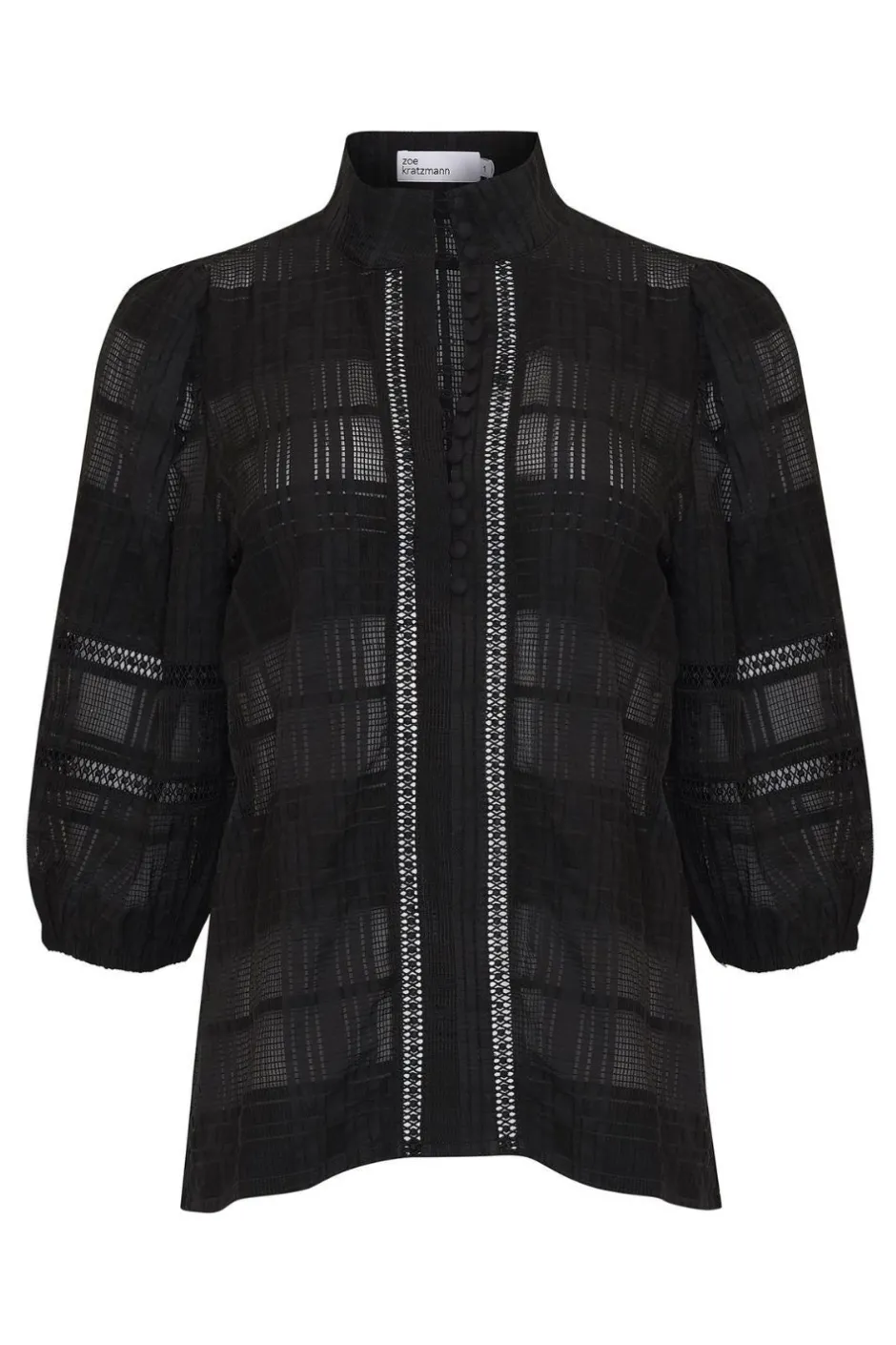 zoe kratzmann Tops|Fiction Top-Black