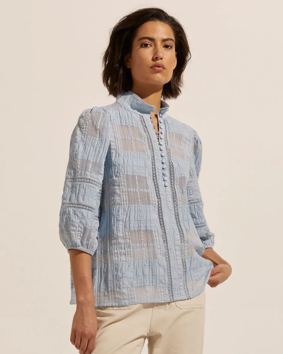 zoe kratzmann Tops|Fiction Top-Sky