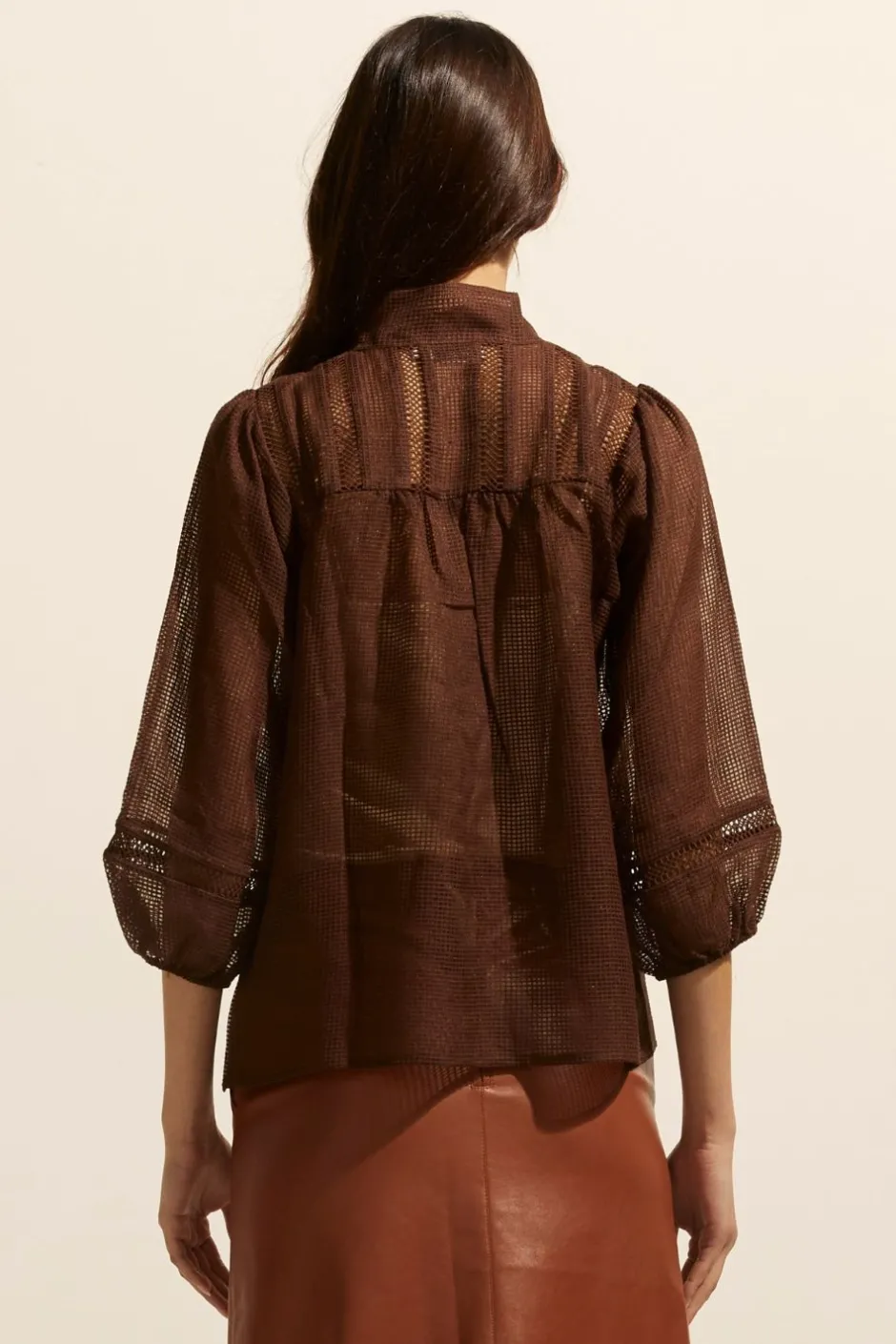 zoe kratzmann Tops|Focus Top-Chocolate