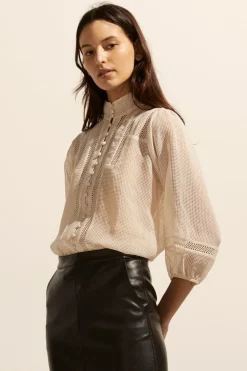 zoe kratzmann Tops|Focus Top-Ecru