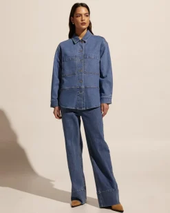 zoe kratzmann Jackets|Fuse Jacket-Vintage Denim