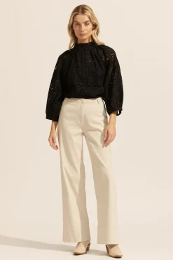 zoe kratzmann Tops|Fuse Top-Black