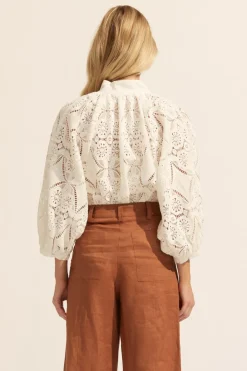 zoe kratzmann Tops|Fuse Top-Cream