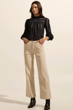zoe kratzmann Tops|Glimpse Top-Indigo