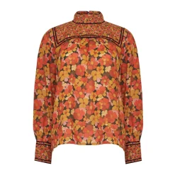 zoe kratzmann Tops|Horizen Top-Sunset Floral