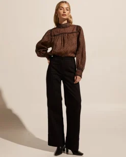 zoe kratzmann Tops|Horizen Top-Toast Leopard