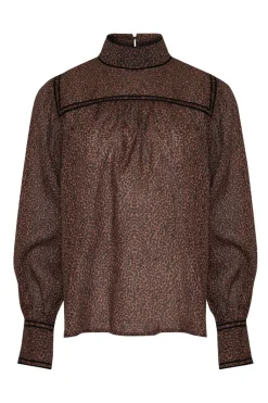 zoe kratzmann Tops|Horizen Top-Toast Leopard