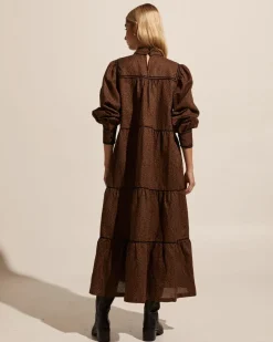 zoe kratzmann Dresses|Imprint Dress-Toast Leopard