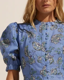 zoe kratzmann Dresses|Impulse Dress-Azure Botanic