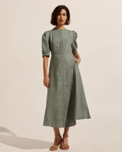 zoe kratzmann Dresses|Impulse Dress-Sage