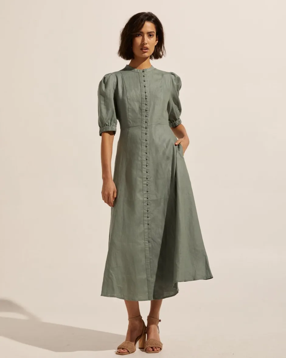 zoe kratzmann Dresses|Impulse Dress-Sage