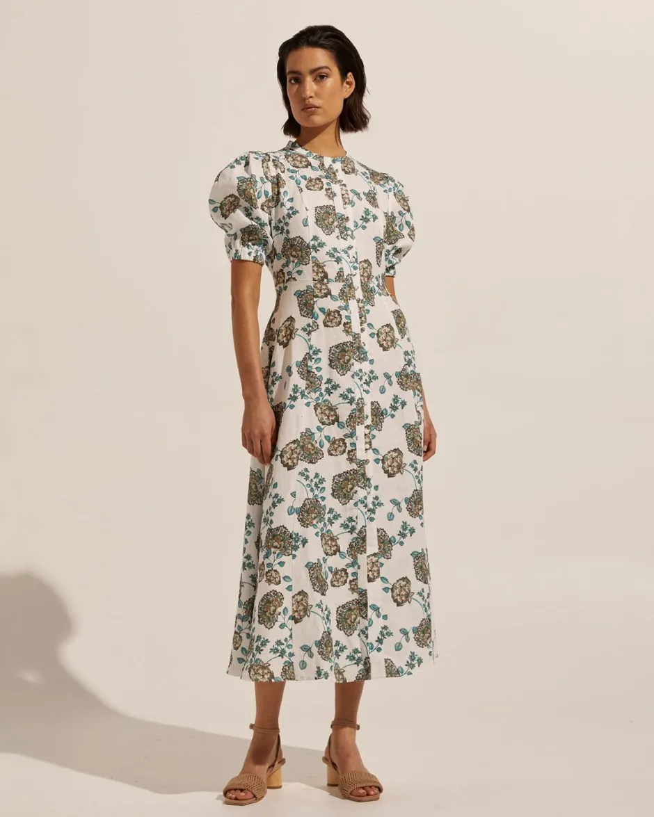 zoe kratzmann Dresses|Impulse Dress-Sage Botanic