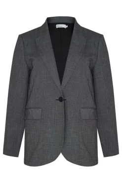 zoe kratzmann Jackets|Index Jacket-Charcoal Mini