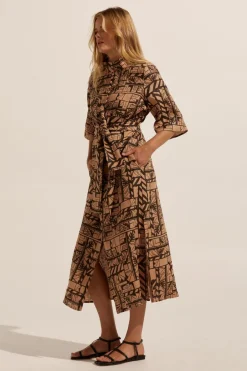 zoe kratzmann Dresses|Insight Dress-Matisse Choc