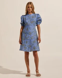 zoe kratzmann Dresses|Intent Dress-Azure Botanic