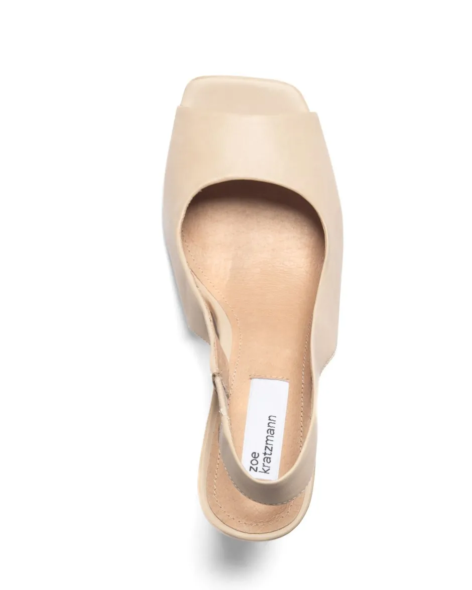 zoe kratzmann Heels|Interval Heel-Eggshell