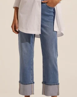 zoe kratzmann Bottoms|Journey Jean-Mid Denim