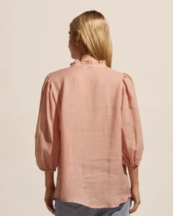 zoe kratzmann Tops|Lilt Top-Salmon