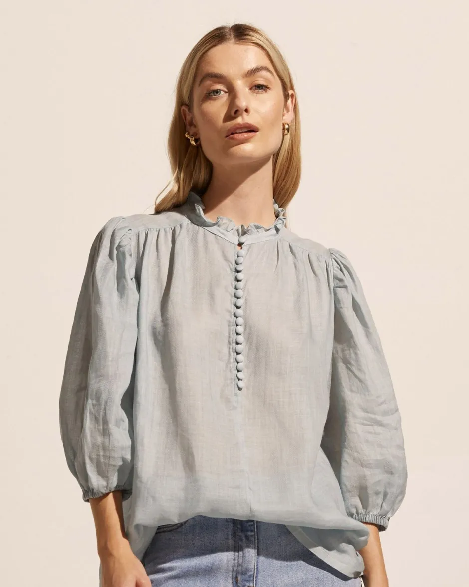 zoe kratzmann Tops|Lilt Top-Seafoam