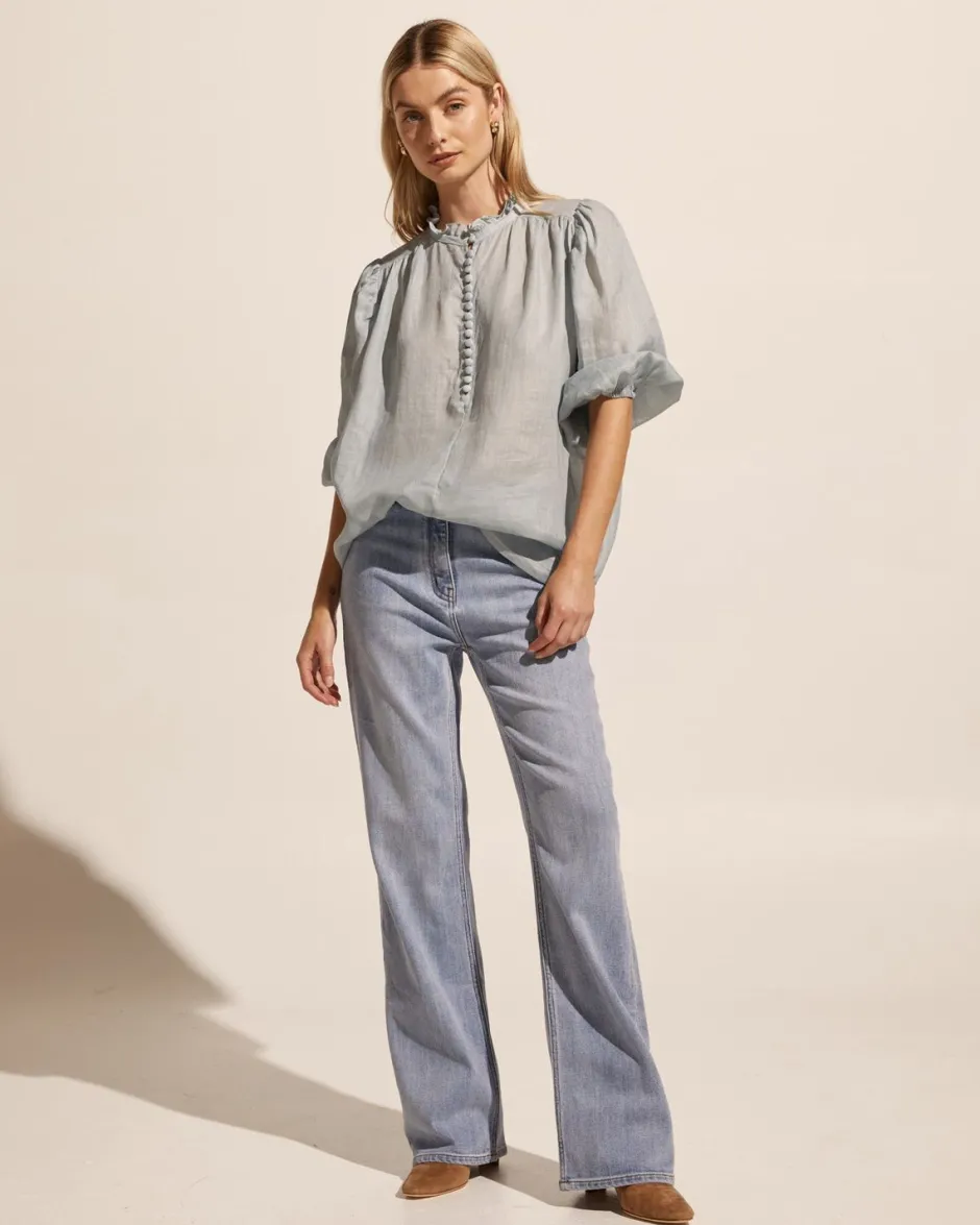 zoe kratzmann Tops|Lilt Top-Seafoam