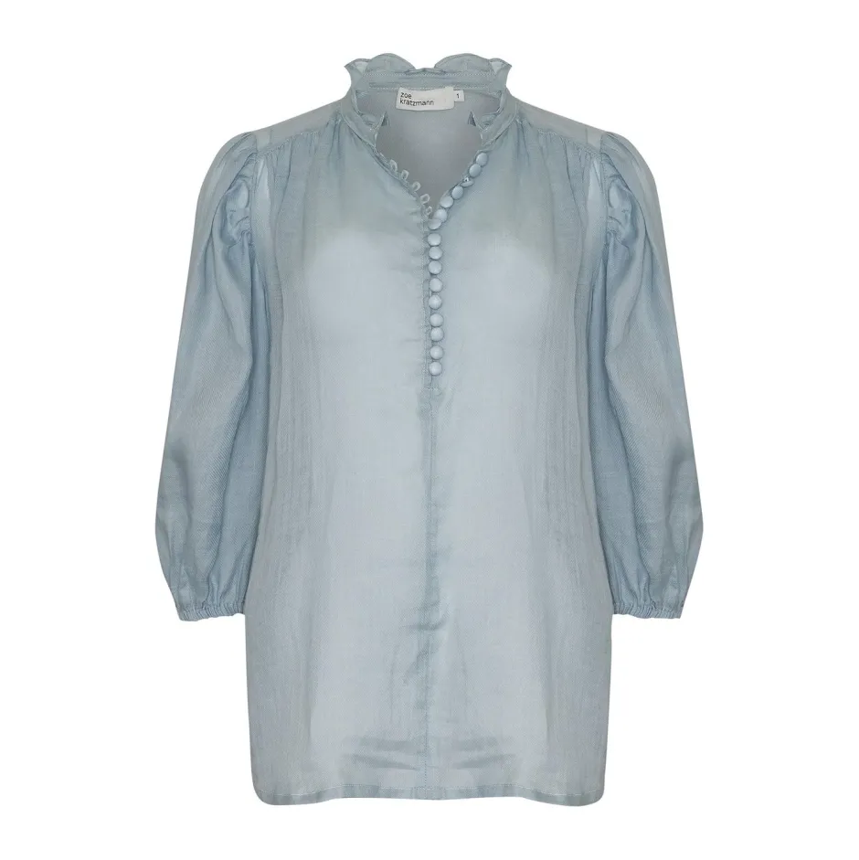 zoe kratzmann Tops|Lilt Top-Seafoam