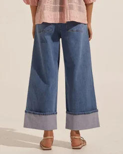 zoe kratzmann Bottoms|Limit Jean-Mid Denim