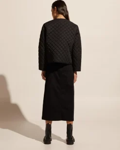 zoe kratzmann Bottoms|Loft Skirt-Black Denim