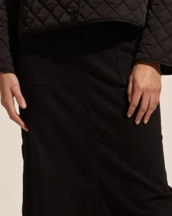 zoe kratzmann Bottoms|Loft Skirt-Black Denim