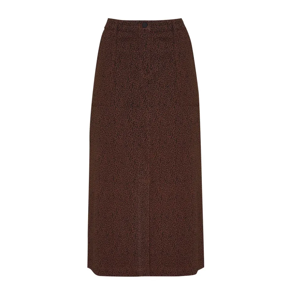 zoe kratzmann Bottoms|Loft Skirt-Toast Leopard
