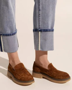 zoe kratzmann Loafers|Lotto Loafer-Brown Suede