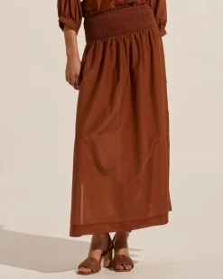zoe kratzmann Bottoms|Luna Skirt-Bronze