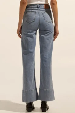 zoe kratzmann Bottoms|Magnet Jean-Washed Denim